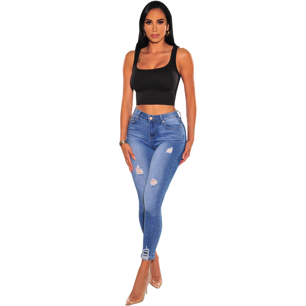 Women's Stretch Denim Skinny Pants