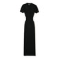 Women's Lapel Front Slit Dress