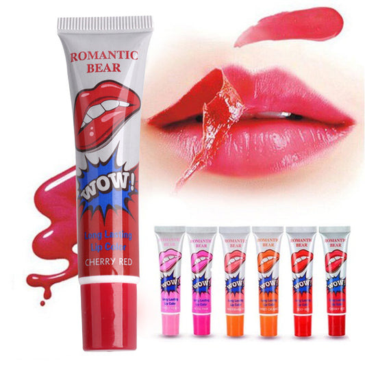 6 Colors Peel Off Liquid Lipstick Waterproof Long Lasting Lip Gloss