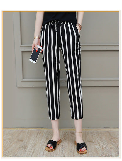 Women's Fashion Capris Chiffon Pants