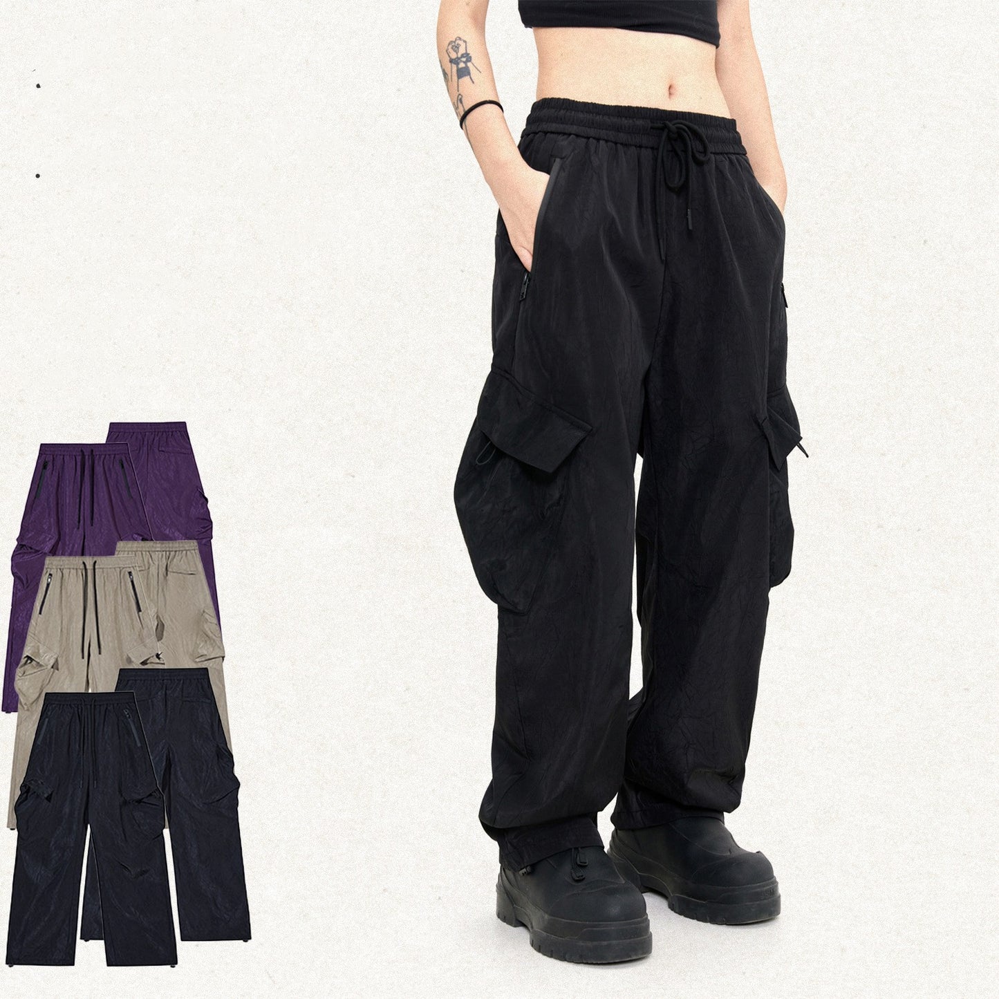 Outdoor Loose Street Leisure Paratrooper Pants