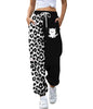 Ankle Banded Pants Slimming Printed Slim Sports High Waist