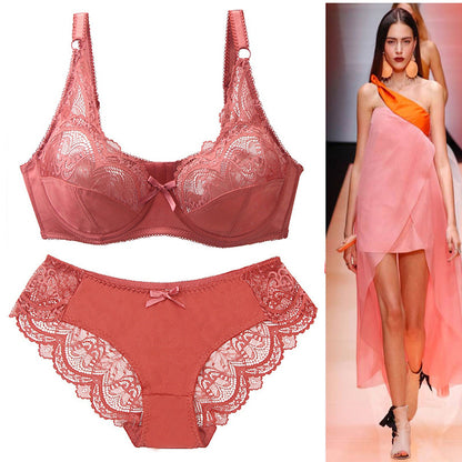 Lace Bra French Underwear Suit