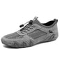 Men's Casual Sports Sewn Leather Mesh Shoes