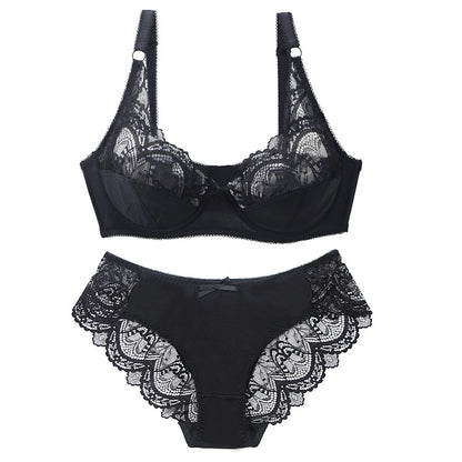 Lace Bra French Underwear Suit