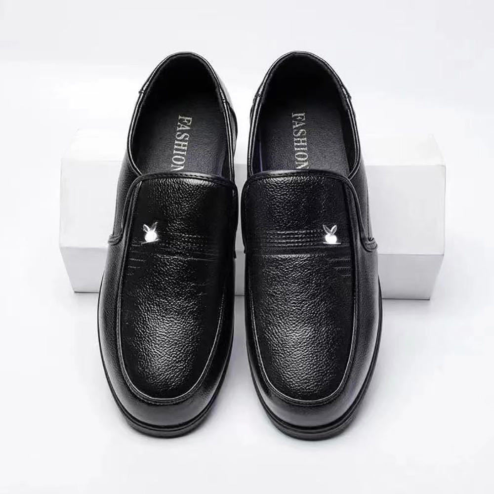 Men's Fashionable Casual Breathable Leather Shoes