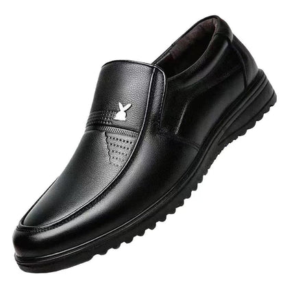 Men's Fashionable Casual Breathable Leather Shoes